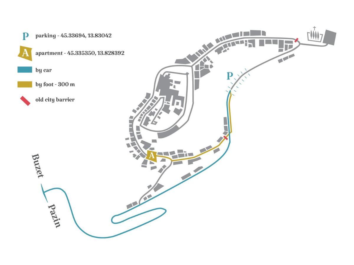 Loggia Motovun Apartment ภายนอก รูปภาพ